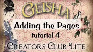 Adding the Pages to the Fabric Cover along with Additional Binding & a Frog Fastener. Tutorial 4.