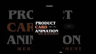 Product Card Animation 😊#html #css #instagram #reel #trending #youtube #shorts