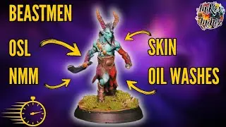How to Paint a Beastmen: Miniature Painting Tutorial