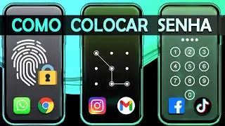 Como colocar SENHA para bloquear aplicativos - Proteger Tik Tok, WhatsApp, Instagram, Chrome, Google