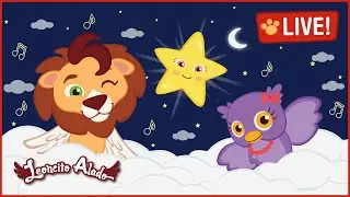 🔴 VIVO ! Las Mejores Canciones para Dormir Bebés 👶 | Leoncito Alado 2023 ☁️🦁☁️  | La Lechuza hace sh