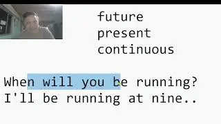 present continuous to express future