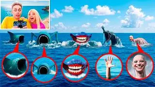 MY DRONE FILMED HAND SEA MONSTER, WE SWAM TOO FAR, EL GRAN MAJA AND BLOOP IN REAL LIFE!!!
