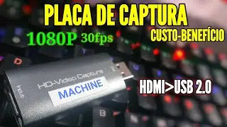 HDMI TO USB 2.0 1080P 30FPS CAPTURE CARD BY MACHINE: GOOD, AFFORDABLE, AND NO RISK OF CUSTOMS FEES