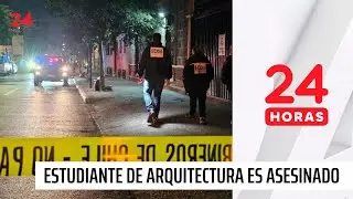 Estudiante de arquitectura es asesinado afuera de edificio donde vivía en Santiago | 24 Horas