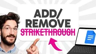 How to ADD and REMOVE Strikethrough on Google Docs (Step by Step)