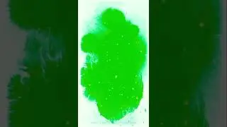 Green screen ink drop 