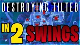 Destroying Tilted Towers IN 2 SWINGS! | Building Destruction Glitch! (Fortnite Battle Royale)