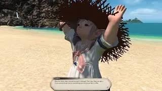 FFXIV  Island Sanctuary Rank 12 Visitors Cutscene