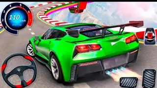 MEGA RAMP CAR ULTIMATE  RACING 3D _ GT IMPOSSIBLE  SPORTS CAR STUNT SIMULATOR _ ANDROID GAMEPLA #2