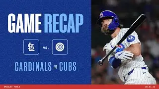 Game highlights: Cubs Win the Series vs. STL! | 8/4/24