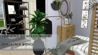 The Sims 4  - Speed Build | Sypialnia boho.