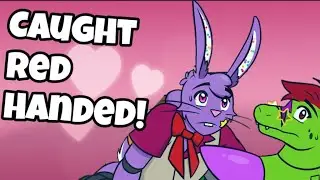 Monty and Bonnie Caught In The Act! || FNAF Security COMIC DUBS (Monty x Freddy x Bonnie)
