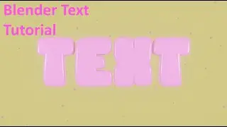 Blender Text Tutorial | Blender 3.0