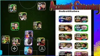 Free Efootball Account Giveaway at 2k Subscribers/Efootball Mobile