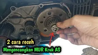 2 cara sederhana mengencangkan MUR kruk as Jupiter robot | kreatif TV