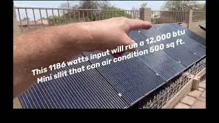 Testing used mono panels Watts, volts & amps output on each panel with Elojoy solar panel tester.