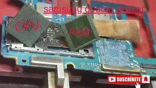 Samsung Double Decker CPU Reballing Full Process 2024
