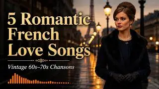 Romantic French Love Songs 💖 Vintage 60s–70s Chansons | Timeless Paris Romance