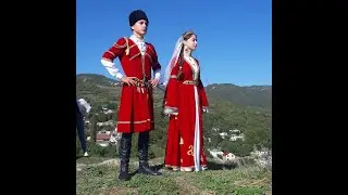 Красивый танец красивой пары Дагестан
