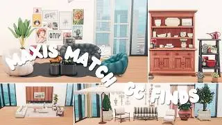 ✨ NEW Maxis Match CC Furniture Haul + CC Links ✨ | The Sims 4