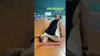 Cool down badminton 🏸 💪🫶