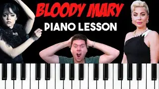 How To Play Bloody Mary | Easy Lady Gaga Piano Lesson