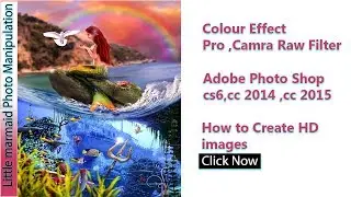 Amazing Little Marmaid photo manipulation | photoshop tutorial cs6/cc