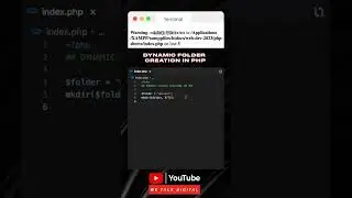 Dynamic Folder Creation using PHP | We Talk Digital #shorts