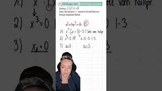 Gleichung mit Ausklammern-Methode 