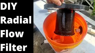 SUPER simple DIY 5 gallon bucket radial flow filter or radial flow settler (aquaponic or pond filter