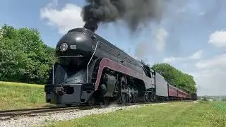 Norfolk and Western J #611 last excursion on the Strasburg Railroad