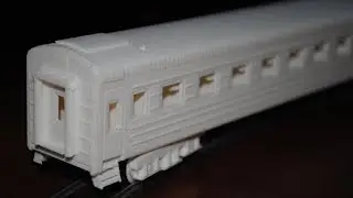 Модель пассажирского вагона на 3D принтере