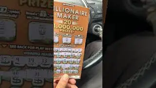Millionaire Maker Huge win Nyc #lottery #lotto #scratchofftickets #scratchtickets #winner