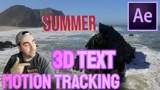 How to 3D Track TEXT ANYWHERE in your videos - After Effects Video Tutorial