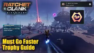 Ratchet & Clank Rift Apart • Must Go Faster Trophy Guide (Do a Trick Jump While Going at Max Speed)