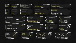 Infographics HUD set 3-After Effects Template Videohive