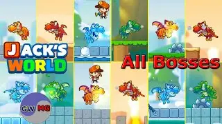 All Bosses | Super Jack's World — Free Run Game | Without Dying | Android