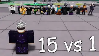 Gojo destroys an entire Saitama Battlegrounds server lol (Roblox)
