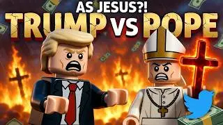 Trump vs Pope LEGO Battle – Who Wins? (Epic AI Song + Animation)