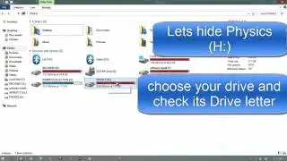 how to hide hard disk in windows 8.1,8,7. very easy and clean