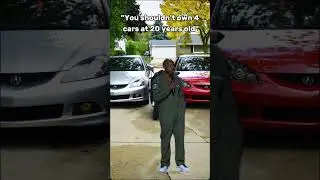 I don't own the cars, the cars own me 