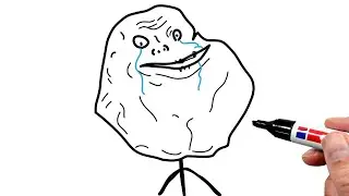 How to Draw the Forever Alone Meme
