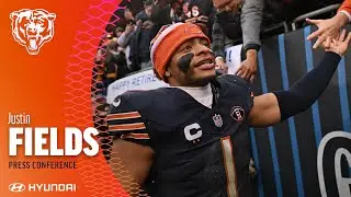 Justin Fields on connection with DJ Moore in win over the Falcons | Chicago Bears