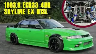 ECR33 Skyline (Ex D1SL) with HKS Turbo, Cams, Full Drift Comp Spec, from Powervehicles Ebisu