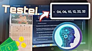 Usei a IA ChatGPT para jogar na Mega Sena; veja o resultado!