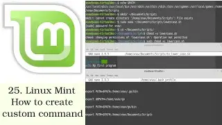 Linux Mint: How to create custom commands or alias
