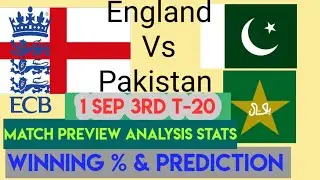 ENGLAND VS PAKISTAN 3rd T-20 | Preview Analysis & PREDICTION | TVE SPORTS