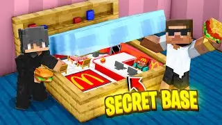 I Built a SECRET McDonald's in My Room, Minecraft...ft 