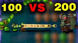 Plants vs Zombies: 100 PLANTS vs 200 ZOMBIES! 🌿🧟💀